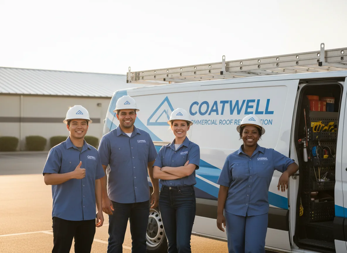 Commercial roof coating company in Vina, AL